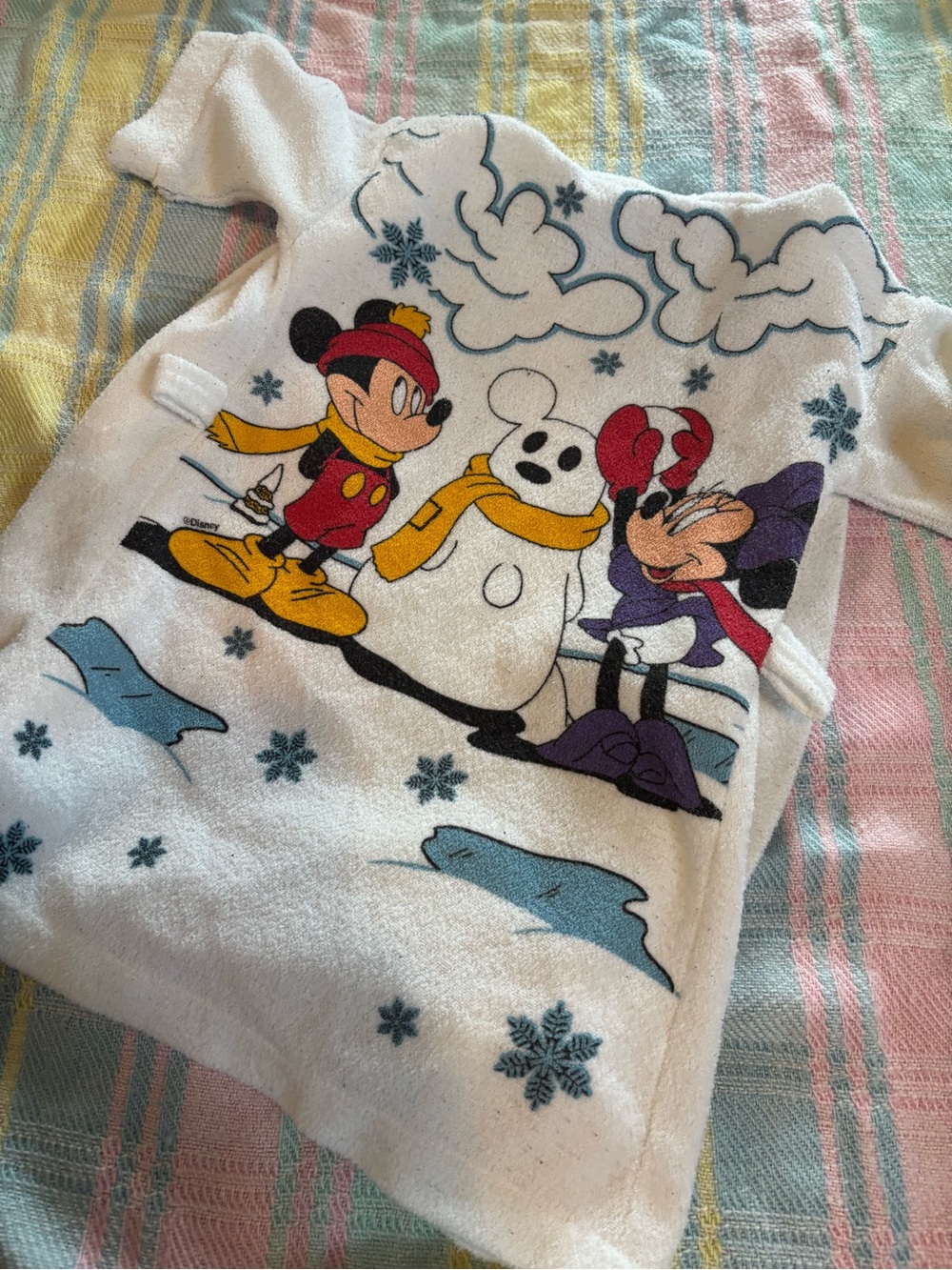 Free on bundle vintage size 5 Disney housecoat stained (stained &missing tie up)